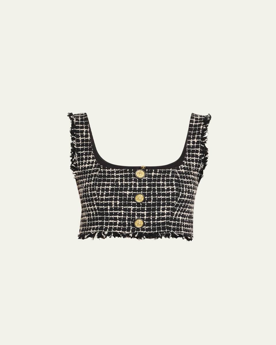 Mayline Tweed Bralette Top